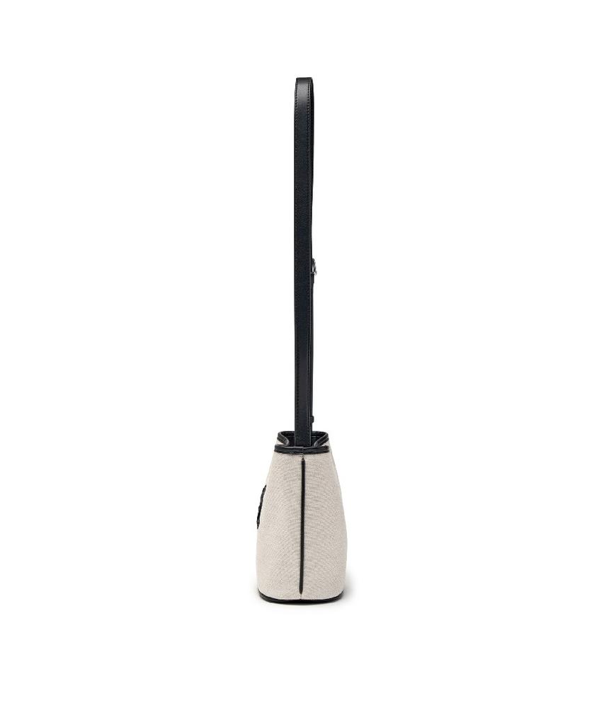 Мини-сумка-ведро из парусины MLB Basic, Нью-Йорк (слоновая кость)