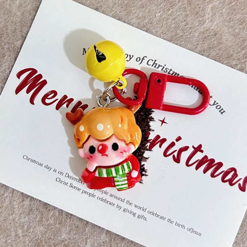 Мультяшный Милый Рождественский Модный Кавайный Кулон Санта-Клауса Универсальные Аксессуары для Украшения Рюкзака Подарки