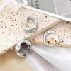 3pcs Set Alloy Helix Cartilage Clip Irregular Women Earrings Molten Ear Cuff Set  Chunky Jewelry Kit