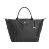 Тканевая дорожная сумка Le Pliage, Сумка-тоут, Сумка-пельмень, Сумка через плечо женская Черная