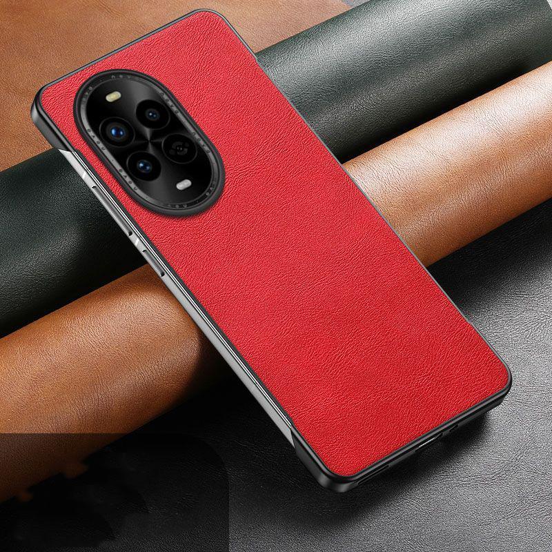 Чехол для Huawei Nova 13 Pro Ультратонкий Безрамочный из ПУ Кожи Жесткий Поликарбонатный Защитный Чехол Для Huawei Nova 13Pro Безрамочная Задняя Крышка