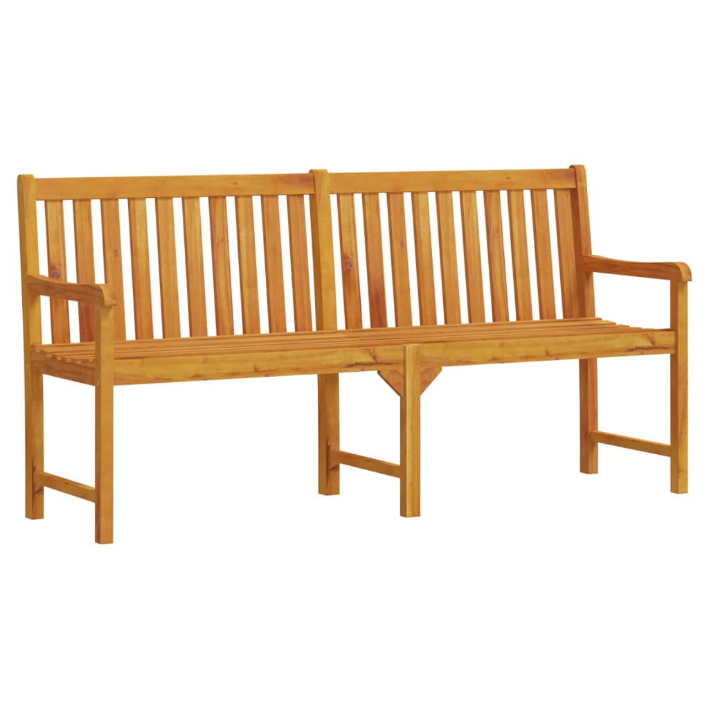 Garden Bench 1 Seat 180 x 55.5 x 90 cm Solid Acacia Wood