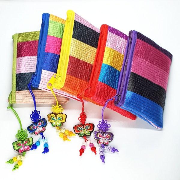 Luciol Colorful Card Coin Purse Set of 5 Traditional Design Gift