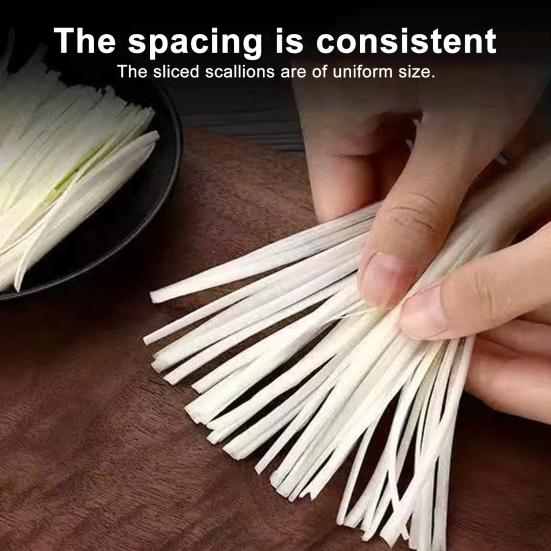 Луковицерезка с 6 лезвиями, овощерезка из нержавеющей стали для нарезки соломкой, многофункциональный кухонный инструмент с защитным кожухом.