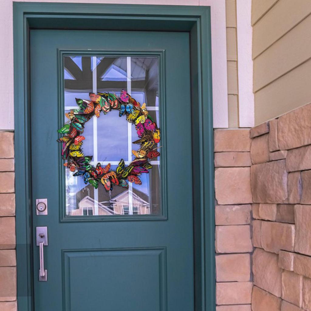 Floral Wreath for Front Door - Indoor Outdoor Decor