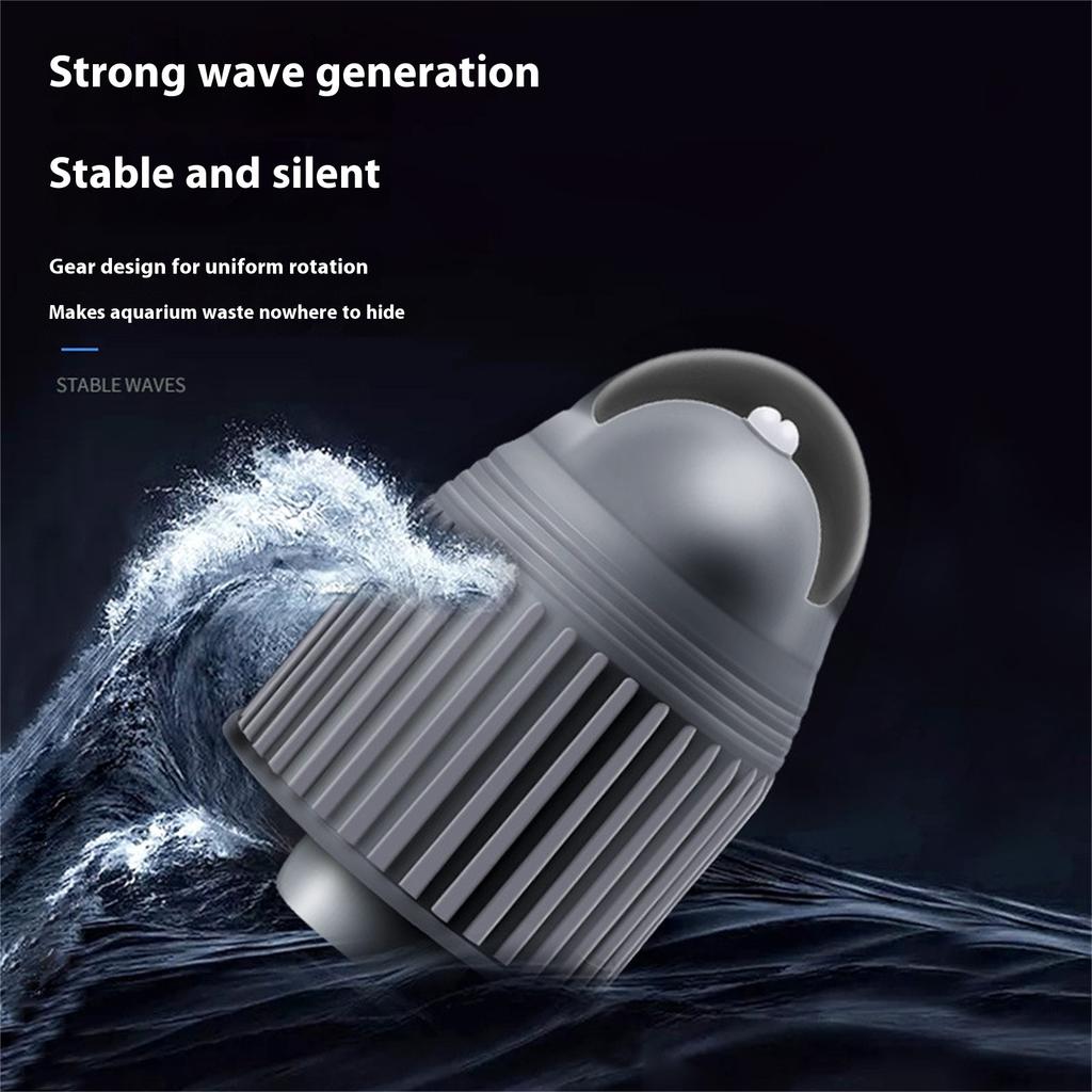 Вращение на 360 градусов, Создатель течения для водных питомцев, Устройство для создания спокойного потока, Для среды обитания морских животных в теплой воде, Прочная конструкция из АБС-пластика, Простая сборка