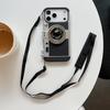Стереоскопический ретро-чехол с защитой от падений для iPhone 17 — креативный дизайн от Apple.