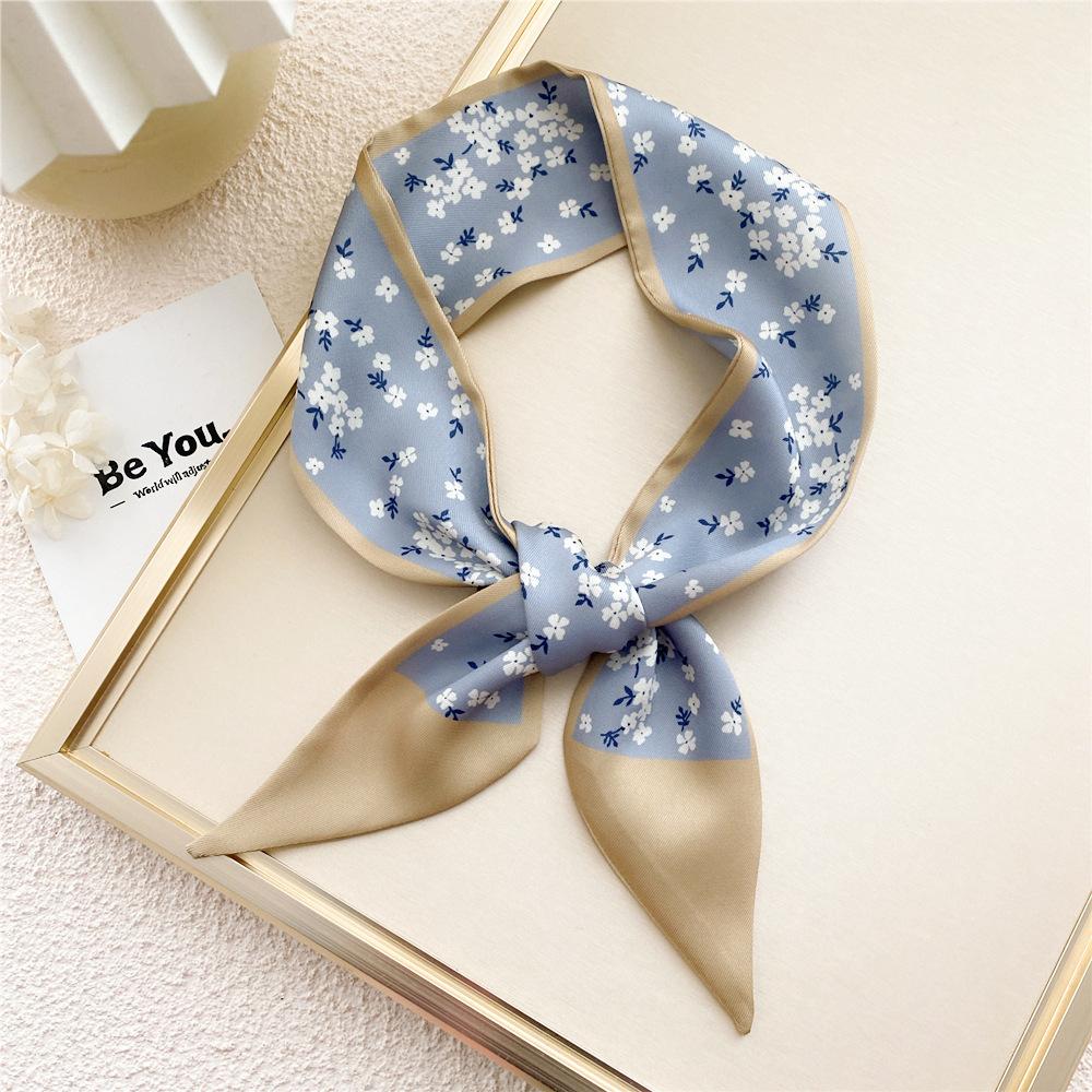 Новые шарфы Шелковые шарфы Женские весенние и осенние длинные декоративные профессиональные шарфы Летние тонкие стили в сочетании с рубашками Стильные