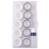 5/6 Pairs/set Solid Large Contact Lens Storage Box Travel Contact Lens Case for Makeup Beauty Pupil Box Tweezer Stick Container
