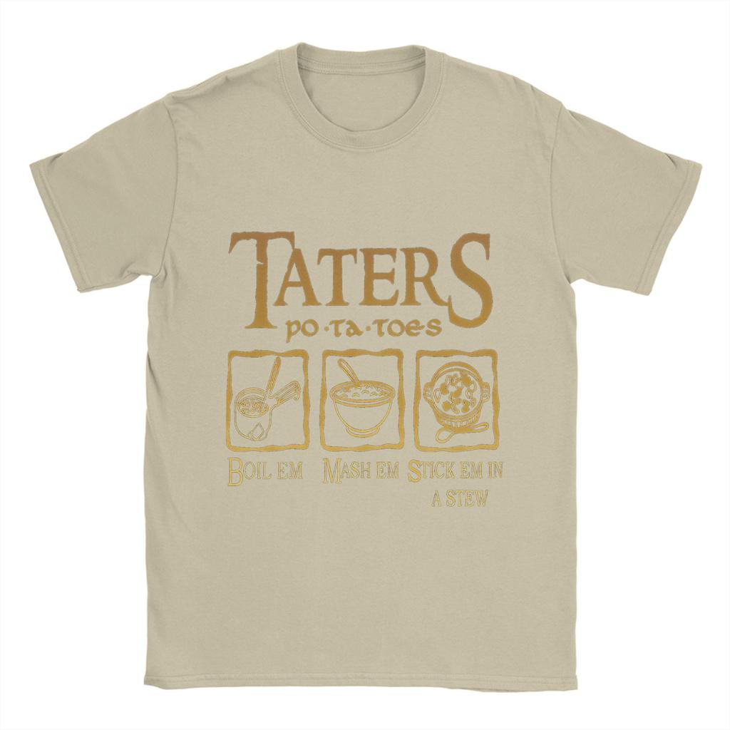 L-Lords Of The R-Rings T Shirt Summer Taters Potatoes Cotton T-Shirts For Men's womenTrending Pattern Tshirt Short-Sleeve Tees