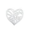 Металлические вырубки в форме сердца Свадебные вырубки для DIY-поделок Скрапбукинга Декораций