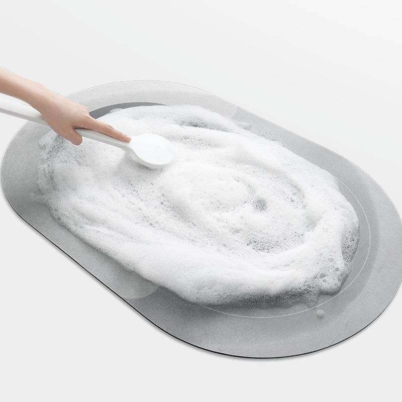 Мягкий коврик из диатомовой грязи с нано-диатомитом, впитывающий коврик для ног, быстросохнущий, бытовой, нескользящий коврик для ванной комнаты, дверной коврик