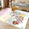 Office Rug Hello Kitty, Celebration Anti-Slip Rug, Machine Washable for Living Room, Bedroom, Office, Multiple Sizes, Bedroom Mat, Decorative Mat, Dur
