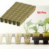 50/100pcs Plant Starter Grow Starter Cubes Plug For Hydroponic Plants Cultivation Colonization For Greenhouse Orchard Sun Room