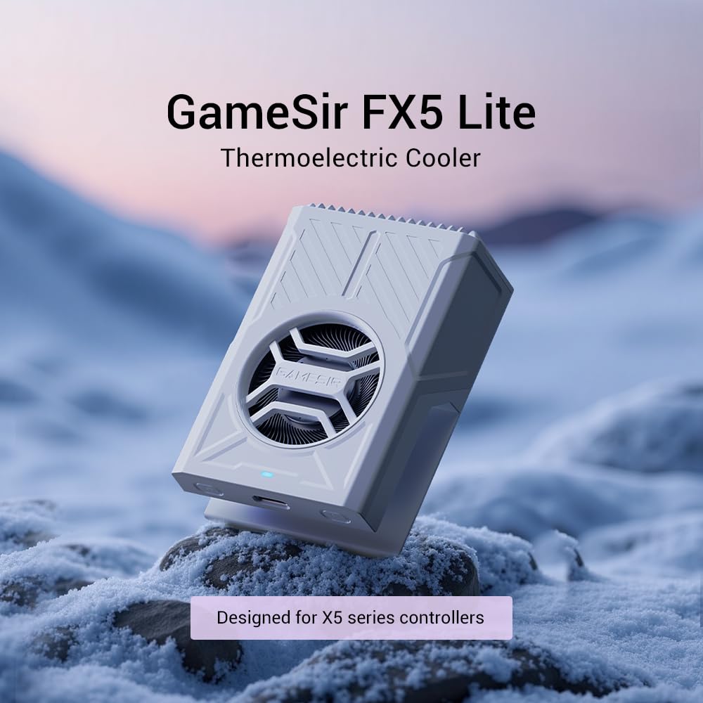 GameSir Fx5 Lite Охлаждение смартфона с питанием Мобильный кулер с элементом Пельтье Разработан исключительно для X5 Широкий контакт Три охлаждения смартфона