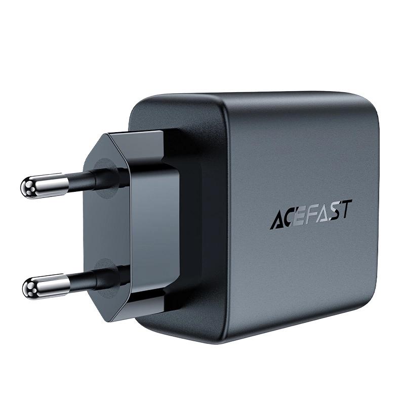 Gan 35W Pd 2X Usb C Acefast A49 Fast Charger - Black
