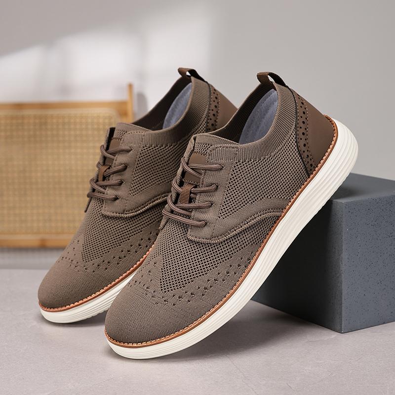 New Men'S Casual Sneaker Outdoor Comfortable Lightweight Jogging Summer Breathable Walking Mesh Soft Soled Sneaker Shoes