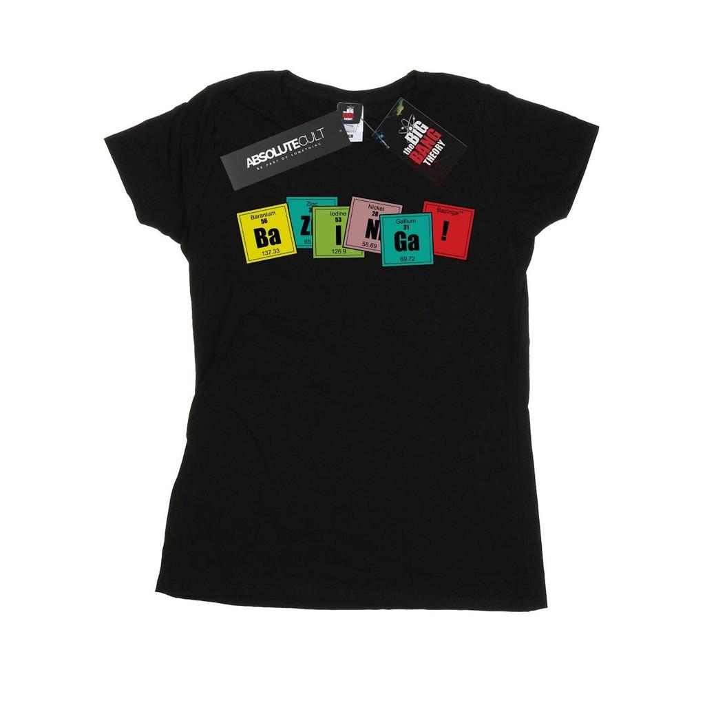 The Big Bang Theory Womens/Ladies Bazinga Elements Cotton T-Shirt