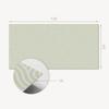 Vinyl Decoration With Print For Tool-Free Assembly 120x60 cm Waves in a Spiral Pattern