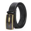 Мужской ремень с автоматической пряжкой в стиле личи