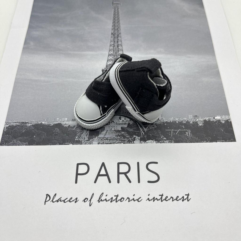 20 см BJD кукольные туфли из парусины с липучками, размер 5 см Мини для кукол SD