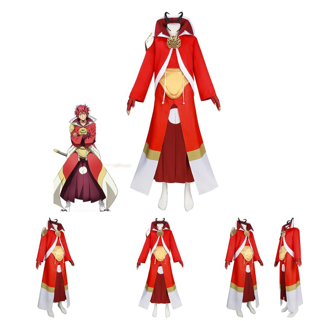 Time I That Got Reincarnated As A Slime Benimaru Cosplay Costume Party Makeup