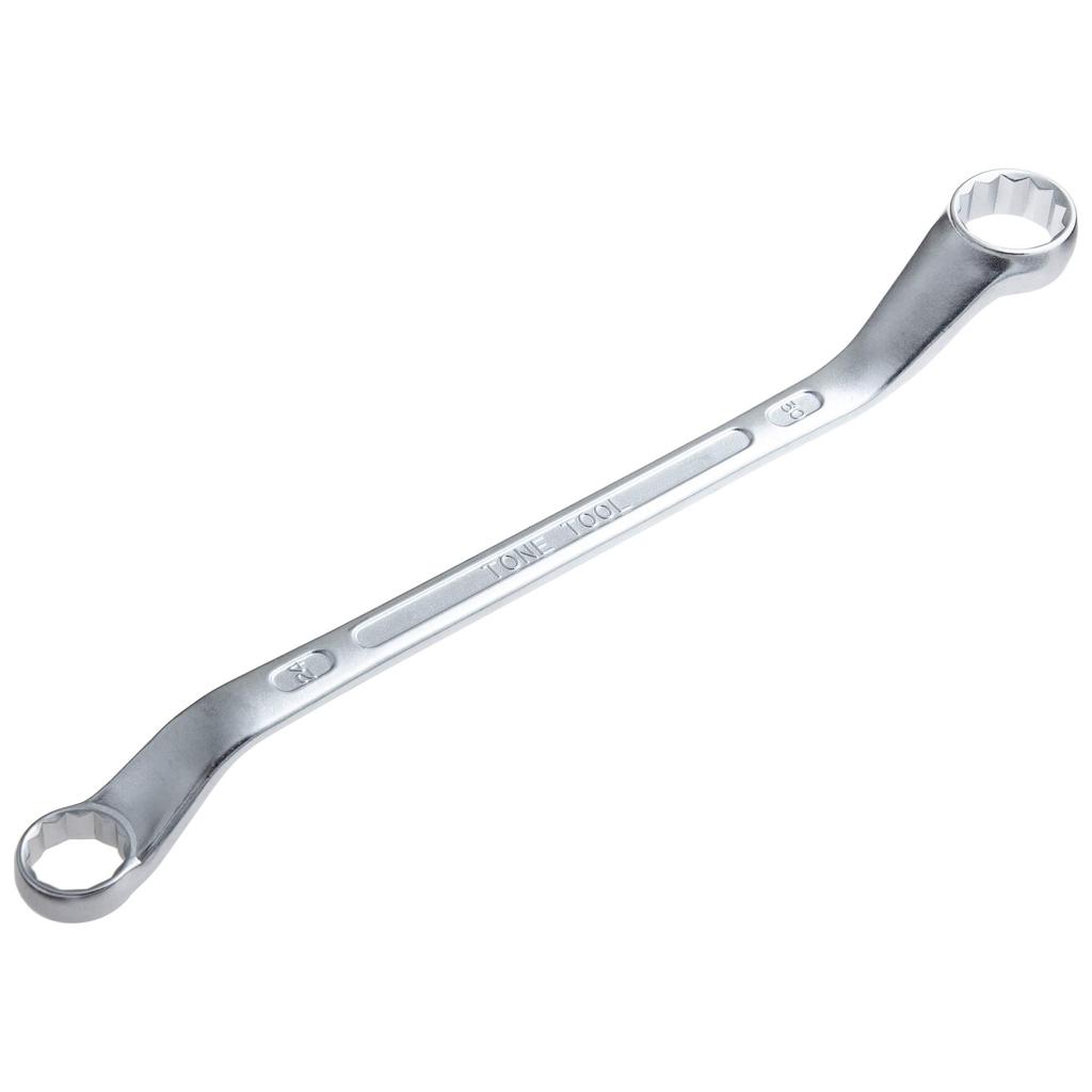 TONE Long Box Wrench Width Across Flats 24 X 30mm (45°) M45-2430