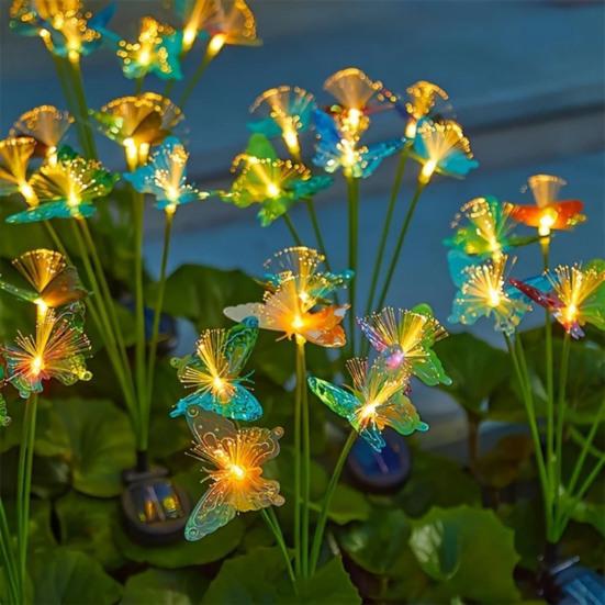 Solar Mushroom Stake Lamp Outdoor Garden Night Light Solar-powered Waterproof Automatic Light Sensor Lights for Patio Pathway