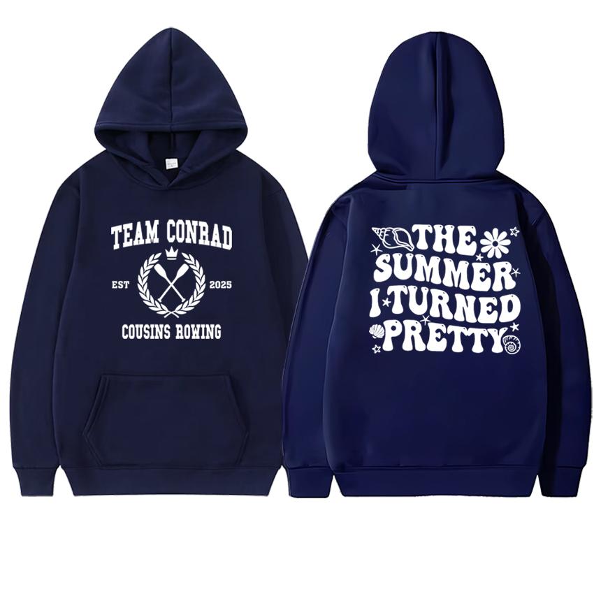 Harajuku Fashion The Summer I Turned Pretty Double Sided Printed Hoodies New Unisex Fleece Sweatshirt Men Women Fleece Pullover