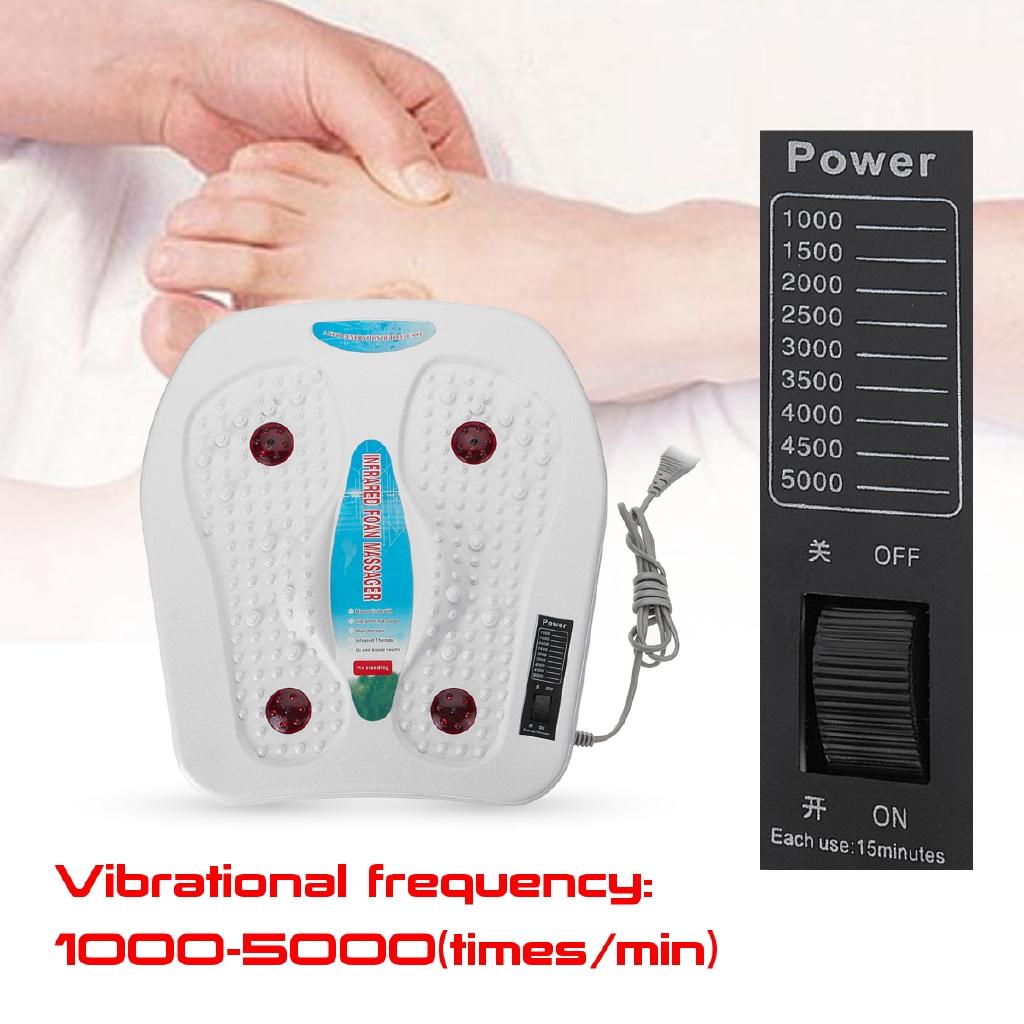 Электрический массажер для ног, вибратор, релаксация, инфракрасная акупунктура, тепловая терапия, расслабляющий массажер для разминания усталости