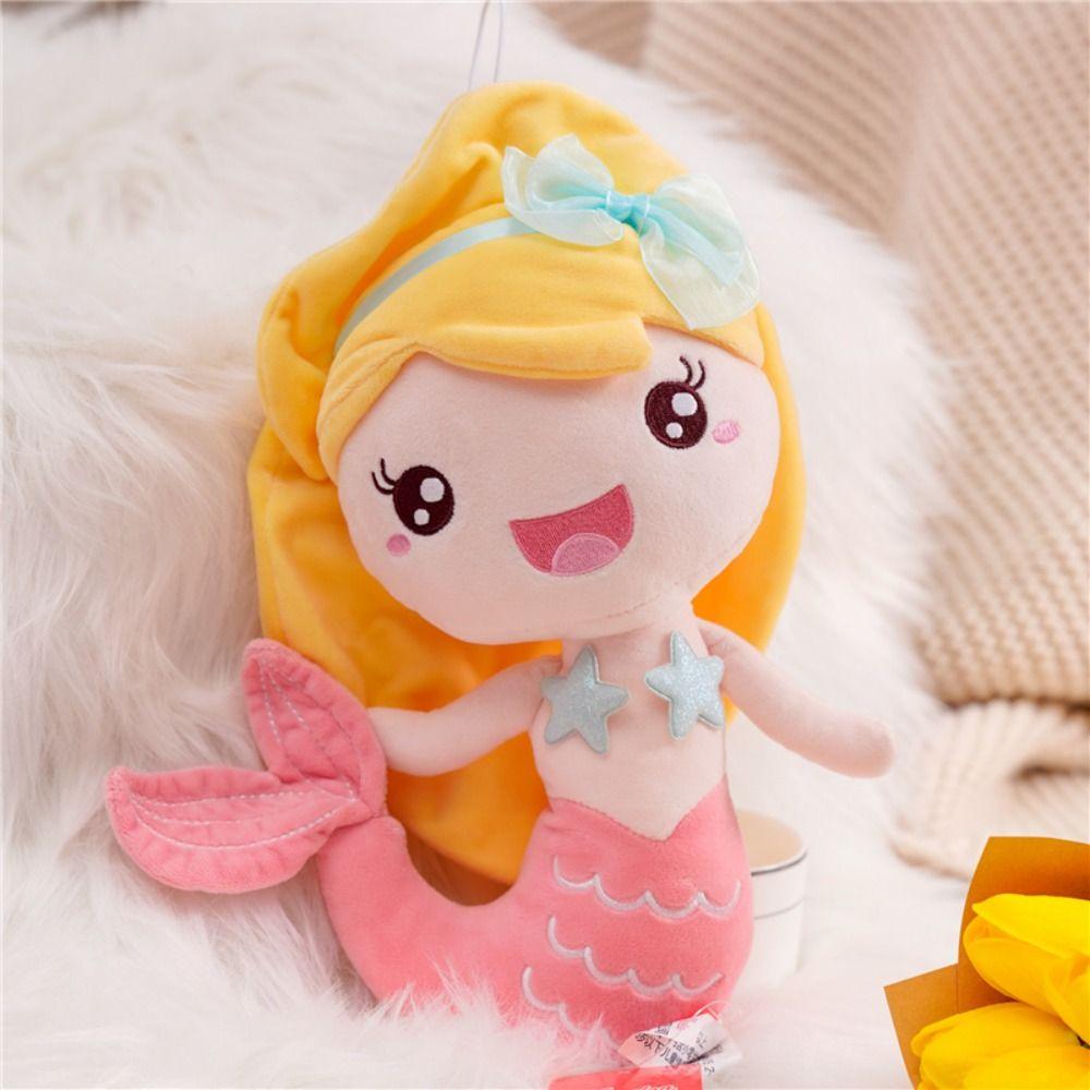 Present Mermaid Plush Dolls Princess Style Plush Toy Wedding Party Decor Mermaid Stuffed Toy