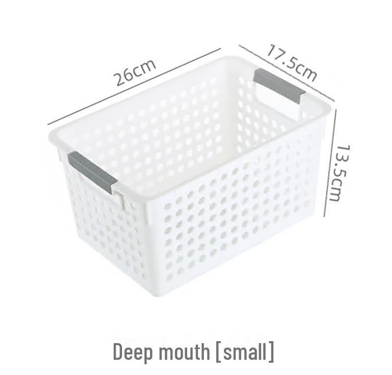 Утолщенная пластиковая настольная корзина для хранения игрушек, косметики и всякой всячины