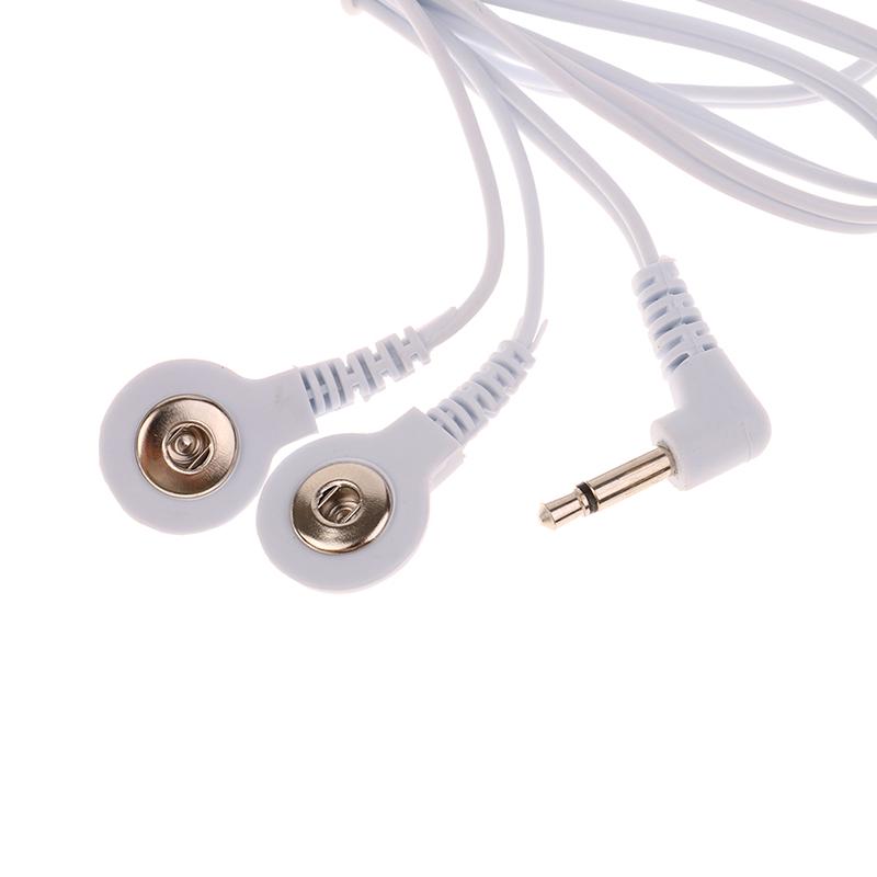 Провода электродов Головка постоянного тока 3,5 мм с защелкой Сменные кабели для десятков единиц, 2-сторонние