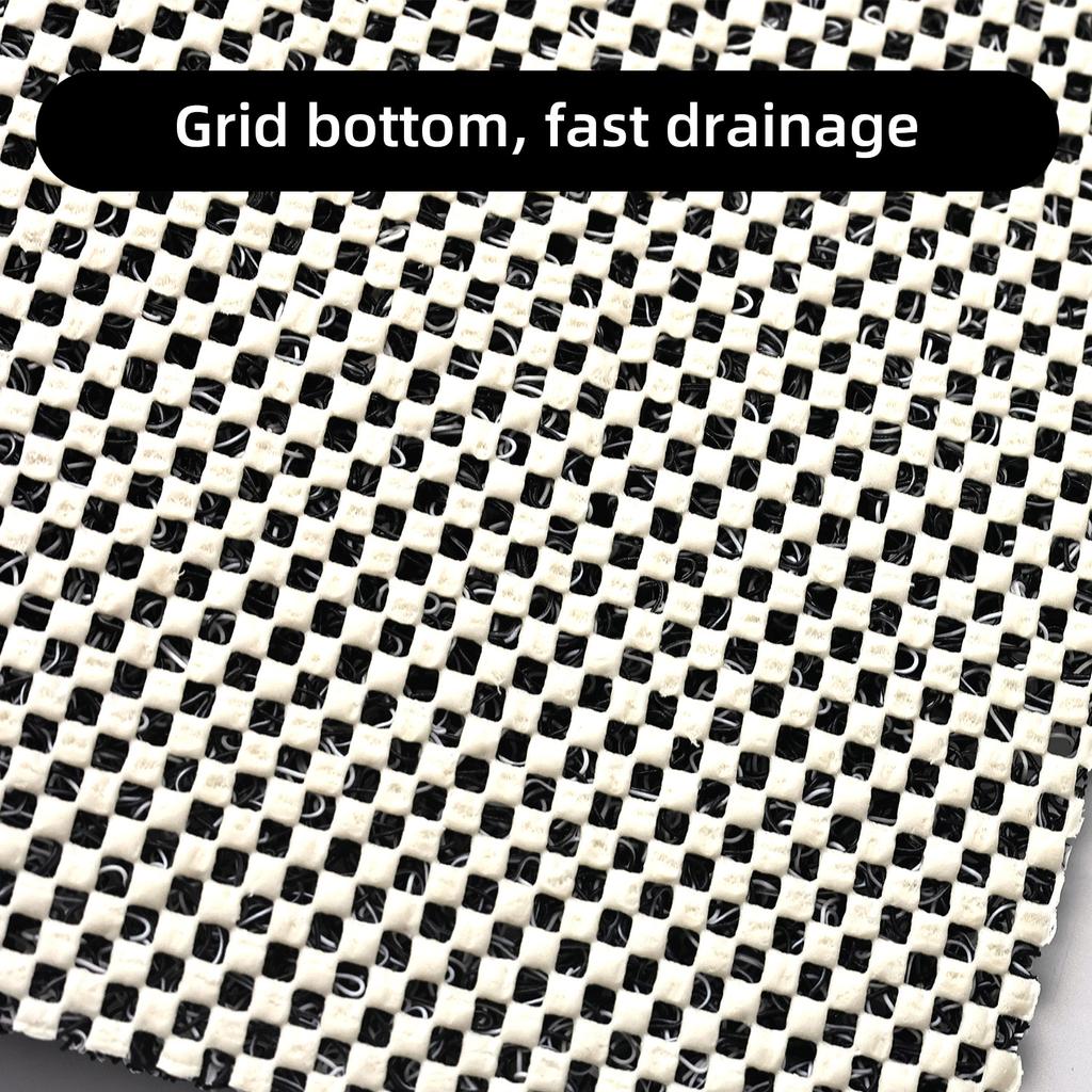 Нескользящая резиновая подложка, прочный коврик для входной двери, нескользящая резиновая подложка, прочный коврик для входной двери, материал ПВХ, ручная стирка