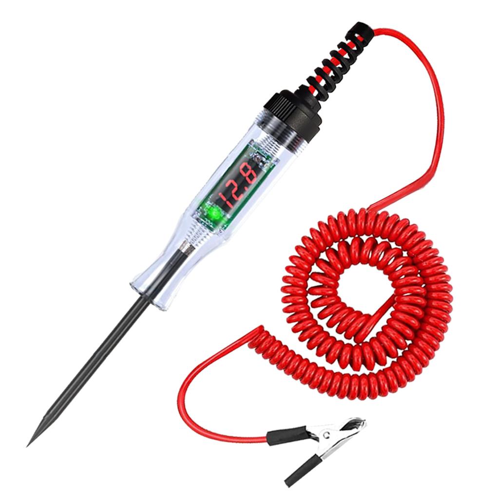 6V 12V 24V Car Truck Voltage Circuit Tester Auto Car Diagnostic Probe Test Pen Light Bulb Electric Measuring Pen Repair Tools