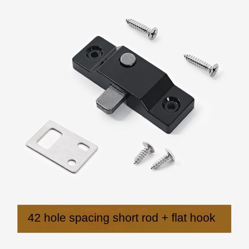 Zinc Alloy Sliding Door Latch Anti-theft Security Bolt Latch New Cabinet Buckle Door