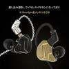 KZ ZSN ProX Hybrid Inner Earphones with One Dynamic Driver and Equipped with One Armature Medical Resin Housing and Zinc Alloy 2pin Connector and
