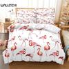Flamingo Bedding Set Duvet Cover Set 3d Bedding Digital Printing Bed Linen Queen Size Bedding Set Fashion Design
