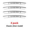 Aluminum Metal Car Wheel Hub Rim Sticker Emblem Badge For Mercedes Benz E C G M R S Class W204 W212 GLC AMG 4MATIC Accessories pp1
