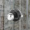 Waterproof Cabinet Knob Circular Glass Door Handle Suction Cup Door Handle  Shower Room
