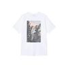 Stussy Футболка Falls Tee Классический Постер Американский Винтаж Короткий Рукав Унисекс Топы Белый 1904475-WHITE