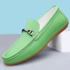 Модные Мужские Лоферы для Вождения Ручной Работы Деловые Повседневные Туфли Новое Поступление Кожаные Слипоны Офисные Повседневные Обувь для Вождения Мужская