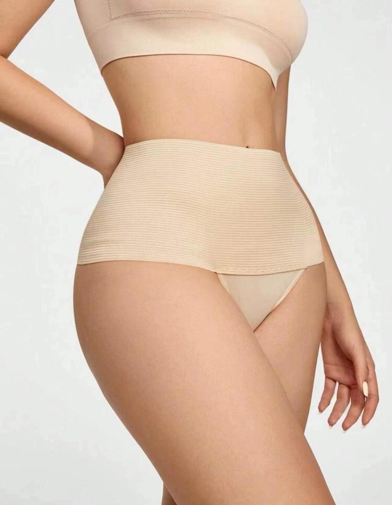 High-Waisted Tummy Control Shaping Underwear - Plus Size, No Roll Down, Postpartum Support Pants