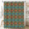 Boho Shower Curtain Nature Pattern Tropical Leaves Scenic Backdrop Bathroom Decor Modern Farmhouse Home Decor Artistic Wall Hang