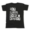 Eat Sleep Game Repeat PC MOUSE Funny Mens T-Shirt Slogan Gamer Geek
