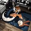 1pc Moonlit Elegance: Celestial Starry Night Office Chair Mat - Perfect for Festive Gifts and Seasonal Decorations.P077