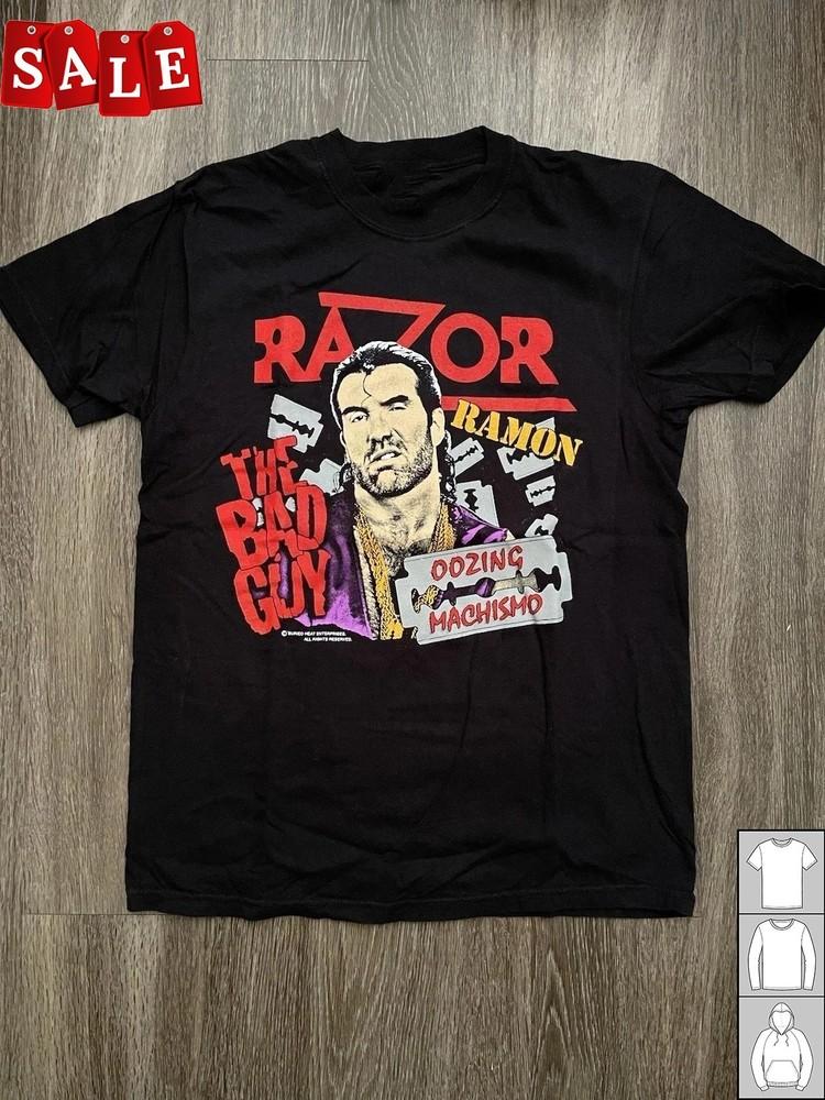 Hot RAZOR RAMON The Bad Guy Scott Hall Gift For Fans Black S5XL Tee TH856 Unisex T-Shirt
