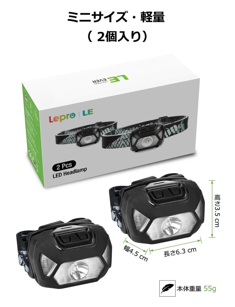 Светодиодный налобный фонарь, светодиодный налобный фонарь высокой яркости, работающий от батареек, набор из 2 фонарей с красным фарами для ночного освещения, 22 ROHS, легкая головка для использования вне помещений