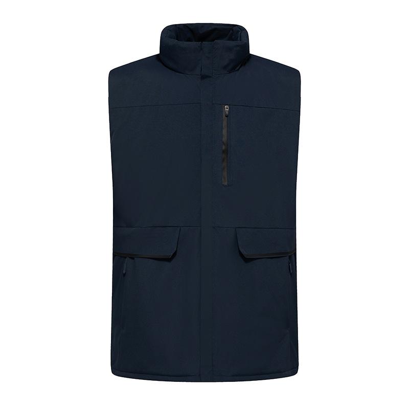 Зимняя куртка жилет мужской и женский пуховый хлопковый комбинезон без рукавов мужской