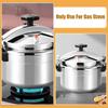 5L/7L Aluminum Safe Explosion Proof Pressure Cooker for Gas Cooker Super Safety Lock Pressure Cookers Cooking Pots